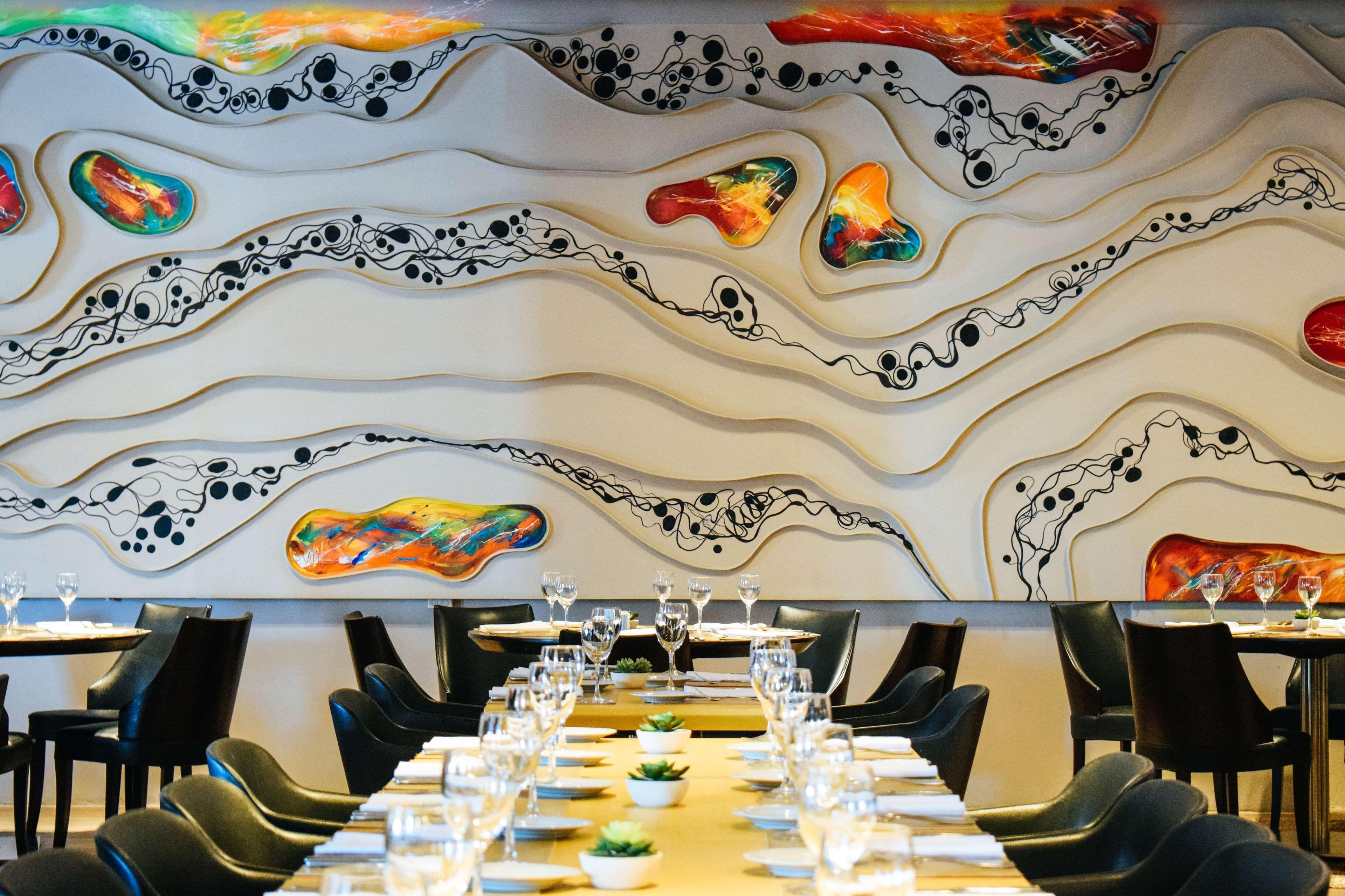 윈덤 노르델타 티그레 부에노스 아이레스 호텔 외부 사진 Interior of the restaurant